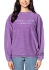 Main image for SFA Lumberjacks Womens Purple Corded Crew Sweatshirt