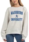 Main image for Washburn Ichabods Womens Grey Old School Crew Sweatshirt