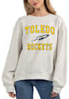 Main image for Womens Grey Toledo Rockets Old School Crew Sweatshirt