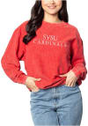 Main image for Saginaw Valley State Cardinals Womens Blue Corded Crew Sweatshirt