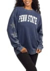 Main image for Womens Navy Blue Penn State Nittany Lions Rhinestone Stars Campus Crew Sweatshirt