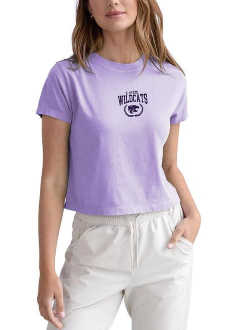 K-State Wildcats Montauk Short Sleeve T-Shirt - Purple