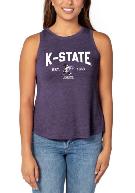 Womens Purple K-State Wildcats Swing Tank Top