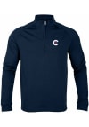 Main image for Levelwear Chicago Cubs Mens Navy Blue City Connect Calibre Long Sleeve 1/4 Zip Pullover