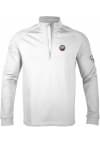 Main image for Levelwear Colorado Rockies Mens White City Connect Calibre Long Sleeve 1/4 Zip Pullover