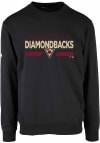 Main image for Levelwear Arizona Diamondbacks Mens Black City Connect Zane Long Sleeve Crew Sweatshirt