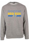 Main image for Levelwear Boston Red Sox Mens Grey City Connect Zane Long Sleeve Crew Sweatshirt