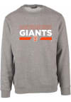 Main image for Levelwear San Francisco Giants Mens Grey City Connect Zane Long Sleeve Crew Sweatshirt