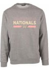 Main image for Levelwear Washington Nationals Mens Grey City Connect Zane Long Sleeve Crew Sweatshirt