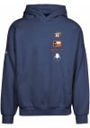 Main image for Levelwear Houston Astros Mens Navy Blue City Connect Contact Long Sleeve Hoodie