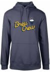 Main image for Levelwear Milwaukee Brewers Mens Navy Blue City Connect Podium Long Sleeve Hoodie