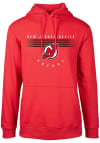 Main image for Levelwear New Jersey Devils Mens Red Podium Long Sleeve Hoodie