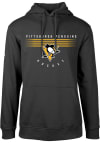 Main image for Levelwear Pittsburgh Penguins Mens Black Podium Long Sleeve Hoodie