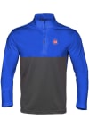 Main image for Levelwear Chicago Cubs Mens Blue Pursue Long Sleeve 1/4 Zip Pullover