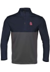 Main image for Levelwear St Louis Cardinals Mens Navy Blue Pursue Long Sleeve 1/4 Zip Pullover