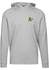 Main image for Levelwear Oakland Athletics Mens Grey Dimension Long Sleeve Hoodie