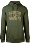 Main image for Levelwear Baltimore Orioles Mens Green Podium Long Sleeve Hoodie