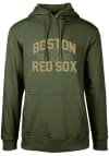 Main image for Levelwear Boston Red Sox Mens Green Podium Long Sleeve Hoodie