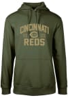 Main image for Levelwear Cincinnati Reds Mens Green Podium Long Sleeve Hoodie