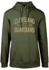 Main image for Levelwear Cleveland Guardians Mens Green Podium Long Sleeve Hoodie