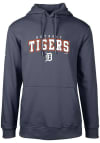 Main image for Levelwear Detroit Tigers Mens Navy Blue Podium Long Sleeve Hoodie