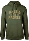 Main image for Levelwear San Diego Padres Mens Green Podium Long Sleeve Hoodie