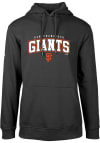 Main image for Levelwear San Francisco Giants Mens Black Podium Long Sleeve Hoodie