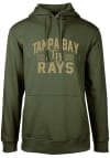 Main image for Levelwear Tampa Bay Rays Mens Green Podium Long Sleeve Hoodie