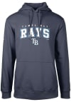 Main image for Levelwear Tampa Bay Rays Mens Navy Blue Podium Long Sleeve Hoodie