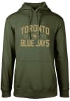 Main image for Levelwear Toronto Blue Jays Mens Green Podium Long Sleeve Hoodie