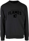 Main image for Levelwear Calgary Flames Mens Black Zane Long Sleeve Crew Sweatshirt