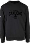 Main image for Levelwear Vancouver Canucks Mens Black Zane Long Sleeve Crew Sweatshirt