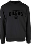 Main image for Levelwear Edmonton Oilers Mens Black Zane Long Sleeve Crew Sweatshirt