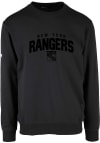 Main image for Levelwear New York Rangers Mens Black Zane Long Sleeve Crew Sweatshirt