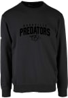 Main image for Levelwear Nashville Predators Mens Black Zane Long Sleeve Crew Sweatshirt