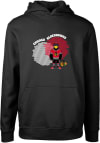 Main image for Levelwear Chicago Blackhawks Youth Black Podium Jr Mascot Long Sleeve Hoodie