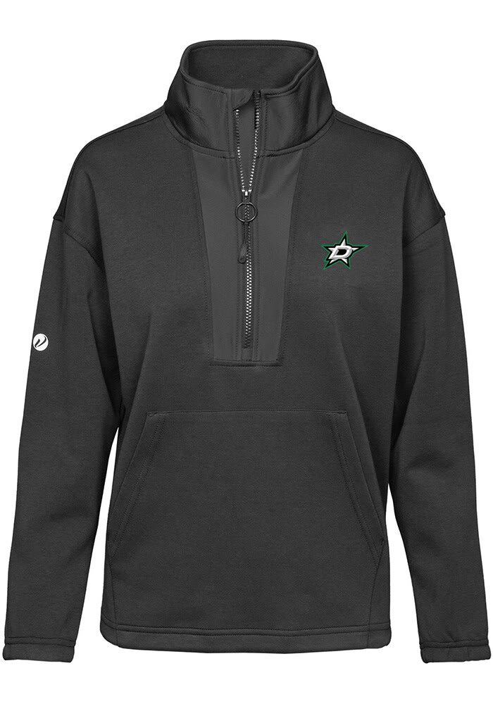 Dallas Stars Levelwear Womens BLACK Await Long Sleeve Qtr Dallas Stars Levelwear Womens BLACK Await Long Sleeve Qtr