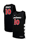 Main image for Shon Abaev Mens Black Cincinnati Bearcats NIL Replica Basketball Jersey