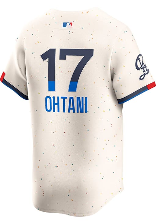 Shohei Ohtani Nike Los Angeles Dodgers Mens Ivory 2025 World Series Participant Limited Baseball J..