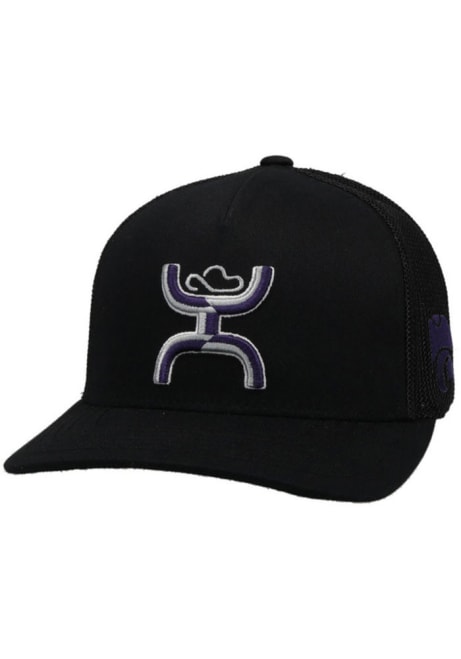 K-State Wildcats Hooey Hooey Man Meshback Flex Hat - Black