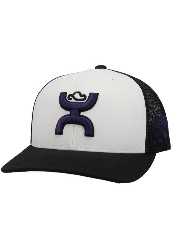 Hooey WHITE K-State Wildcats Hooey Man 2T Trucker Adjustable Hat