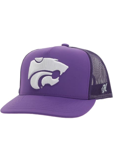 Hooey Purple K-State Wildcats 5 panel trucker w/ team logo Adjustable Hat