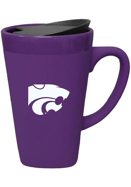 Purple K-State Wildcats 16oz Soft Touch With Lid Mug