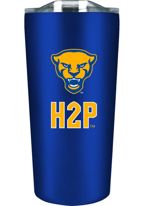 Blue Pitt Panthers 18oz Soft Touch Stainless Steel Tumbler