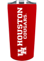 Houston Cougars Team Logo 18oz Soft Touch Stainless Steel Tumbler - Red