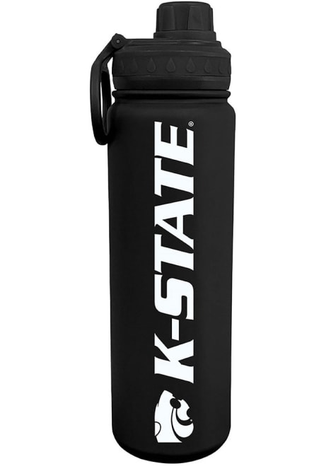 Black K-State Wildcats 24oz Stainless Steel Bottle