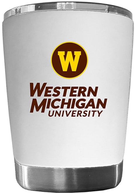 Black Western Michigan Broncos 12oz Low Ball Stainless Steel Tumbler