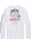 Main image for Mens Ohio State Buckeyes White Vineyard Vines Whale Crew Sweatshrt