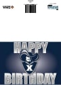 Xavier Musketeers Happy Birthday Card