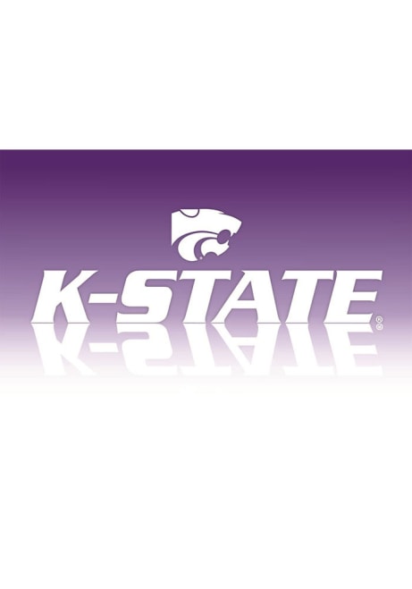 Purple K-State Wildcats Blank Card